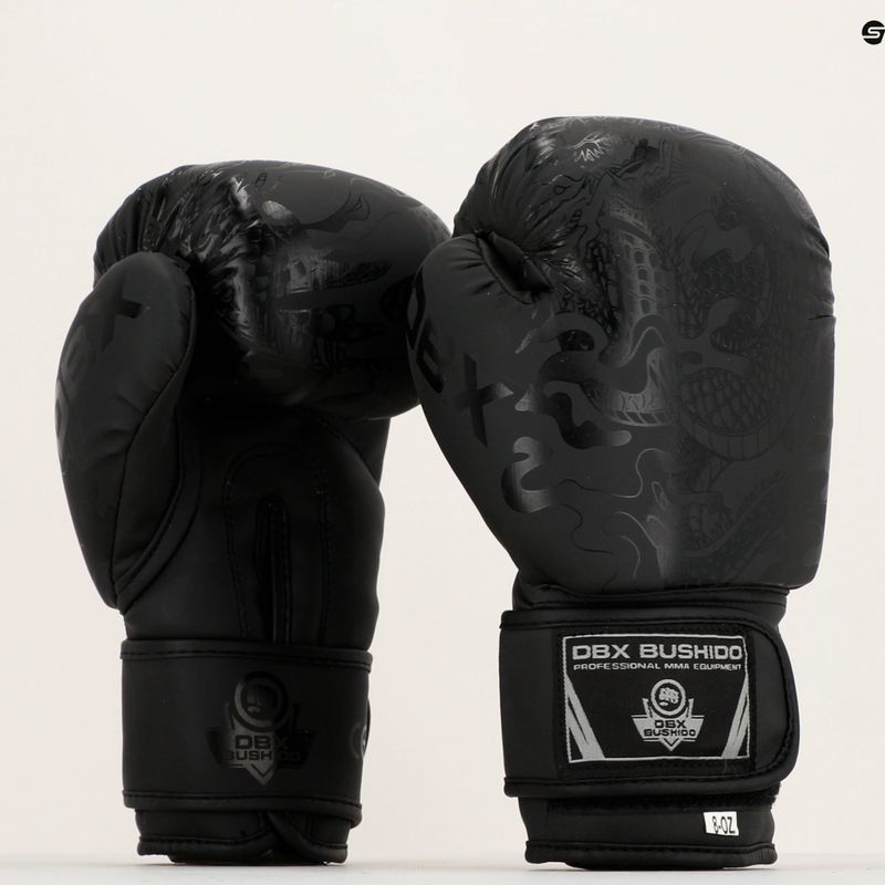 Rękawice bokserskie DBX BUSHIDO "Black Dragon" czarne B-2v18 17
