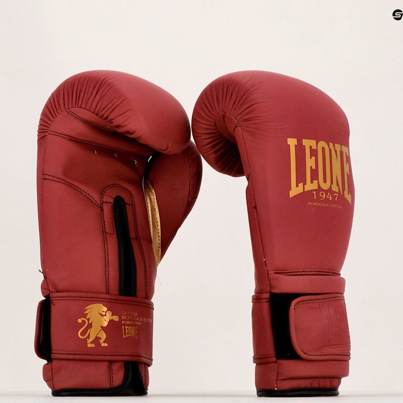 Rękawice bokserskie LEONE 1947 Bordeaux Edition 7