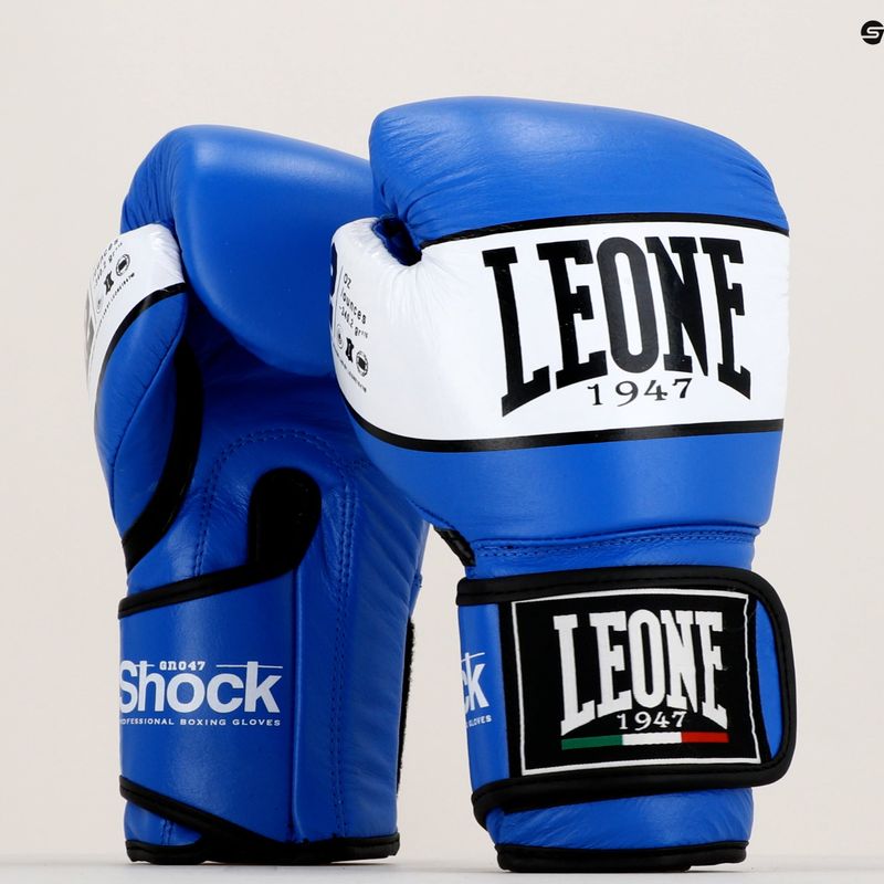 Rękawice bokserskie LEONE 1947 Shock blue 8