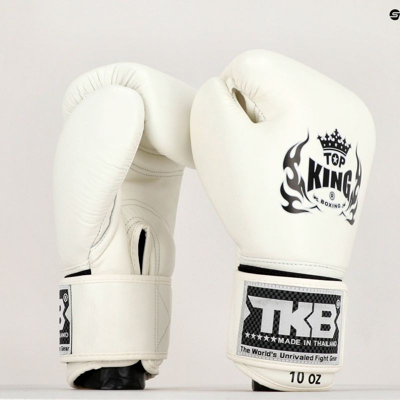 Rękawice bokserskie Top King Muay Thai Ultimate white 7