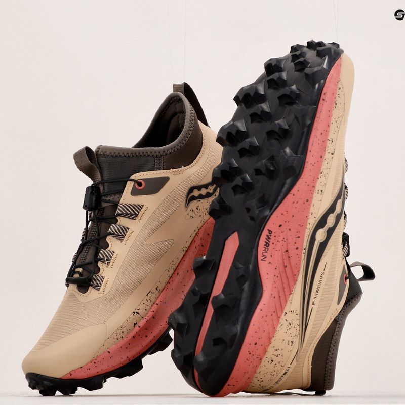 Buty do biegania damskie Saucony Peregrine 13 St desert/umber 17