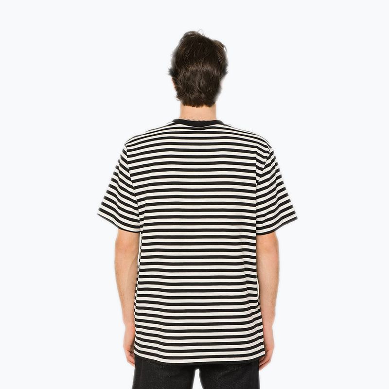 Koszulka męska Kaotiko M/C Rayas Corazon black 2