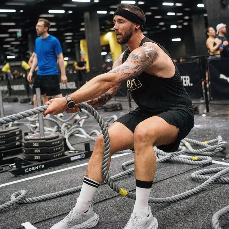 Lina treningowa Centr Competition Power Rope Centr x Hyrox black 9