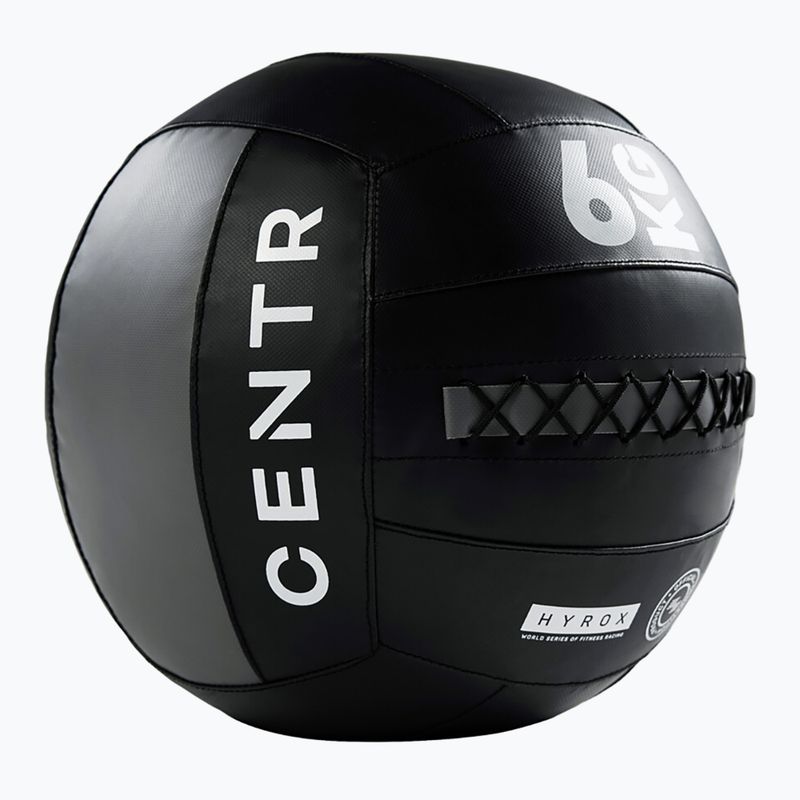 Piłka lekarska CENTR Competition Wall Ball Centr x Hyrox 6 kg black 3
