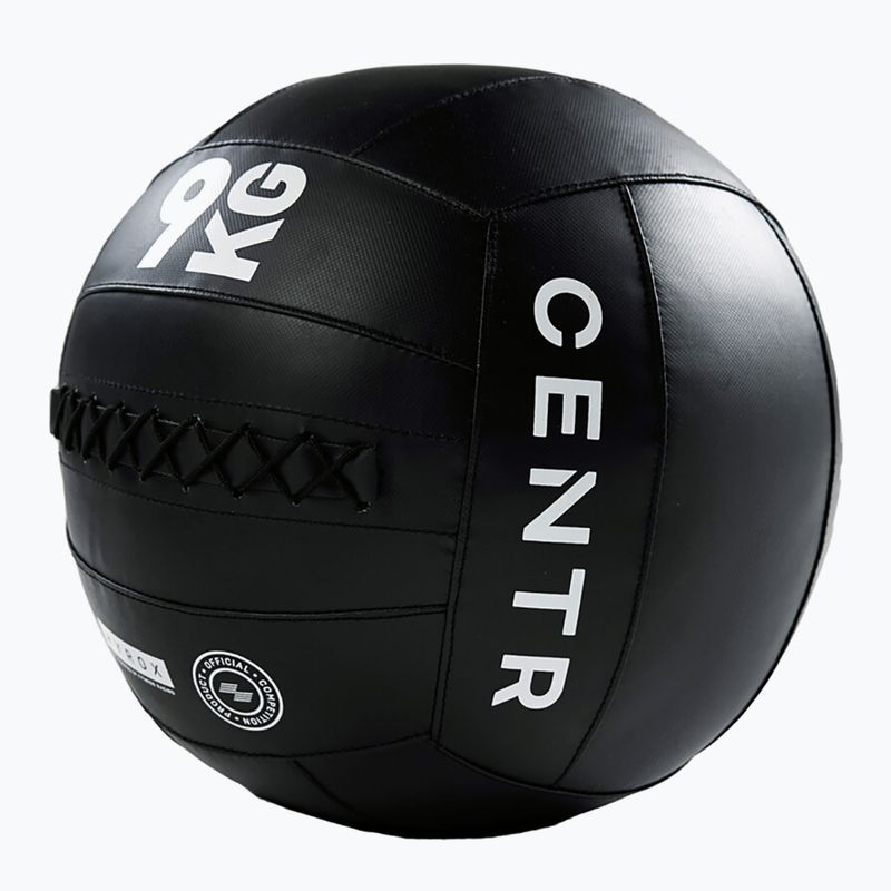 Piłka lekarska CENTR Competition Wall Ball Centr x Hyrox 9 kg black 2