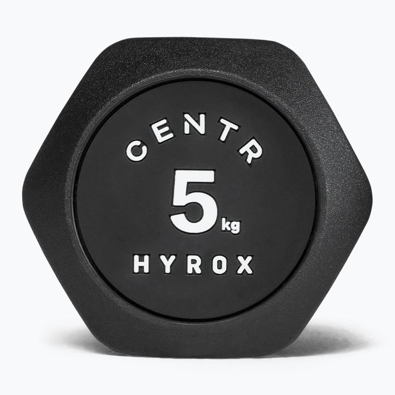 Hantel Centr Urethane Dumbbell Centr x Hyrox 5 kg black 3