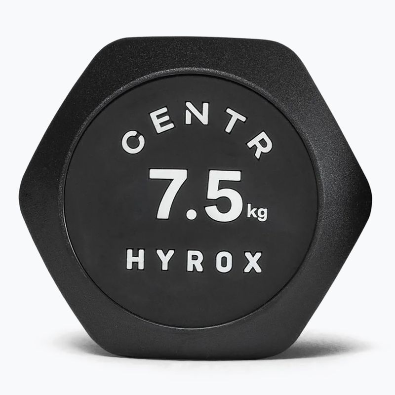 Hantel Centr Urethane Dumbbell Centr x Hyrox 7,5 kg black 3