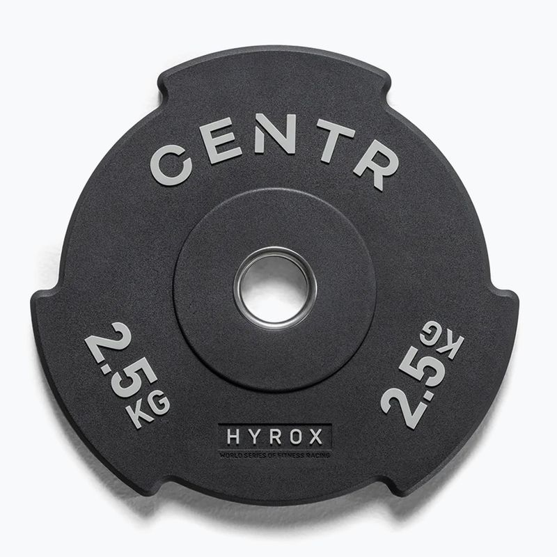 Obciążenie bumperowe Centr Olimpijski Centr x Hyrox Interlocking Bumper Plate 2 pcs black