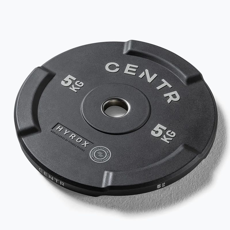 Obciążenie bumperowe Centr Olimpijski Centr x Hyrox Interlocking Bumper Plate 2 pcs black 2