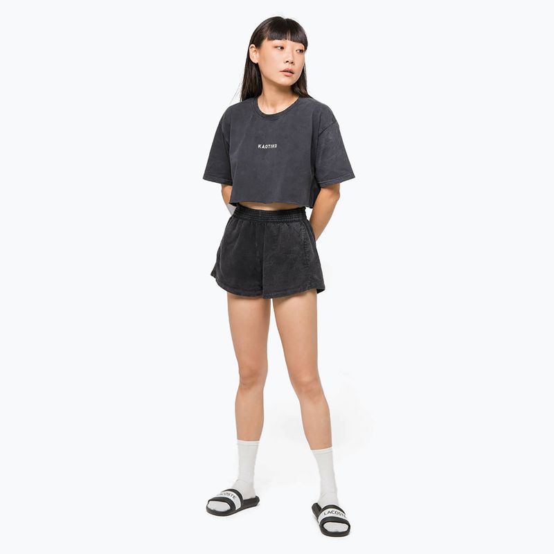 Spodenki damskie Kaotiko Washed black 2