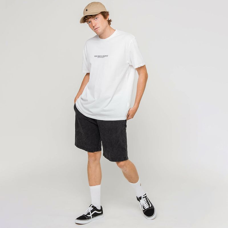 Spodenki męskie Kaotiko Bermuda Washed black 2