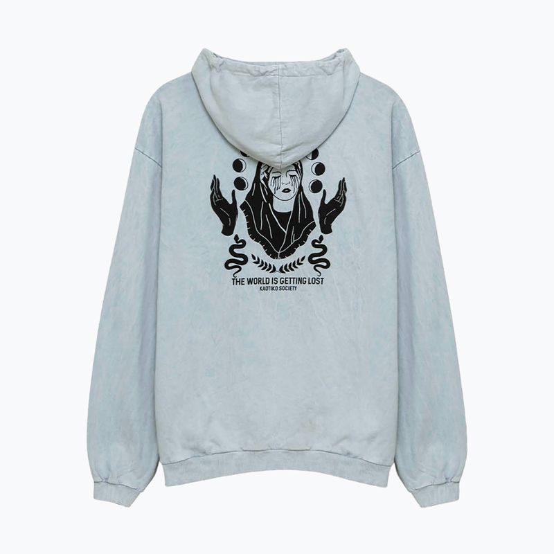 Bluza męska Kaotiko Washed Virgin steel 6