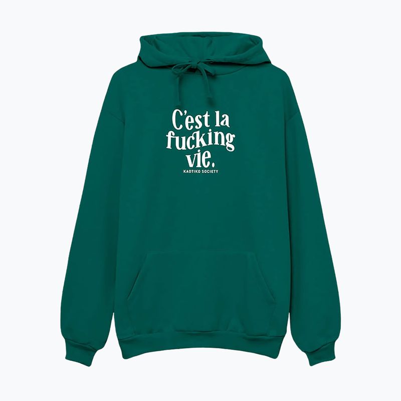 Bluza damska Kaotiko C'est la vie Hoodie jade 3