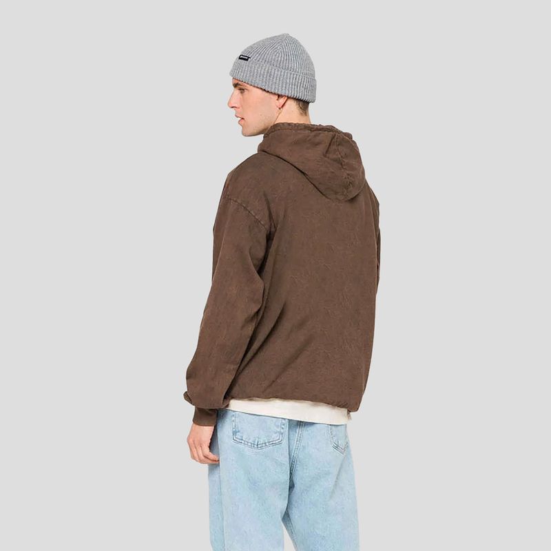 Bluza męska Kaotiko Washed Vancouver Society brown 2