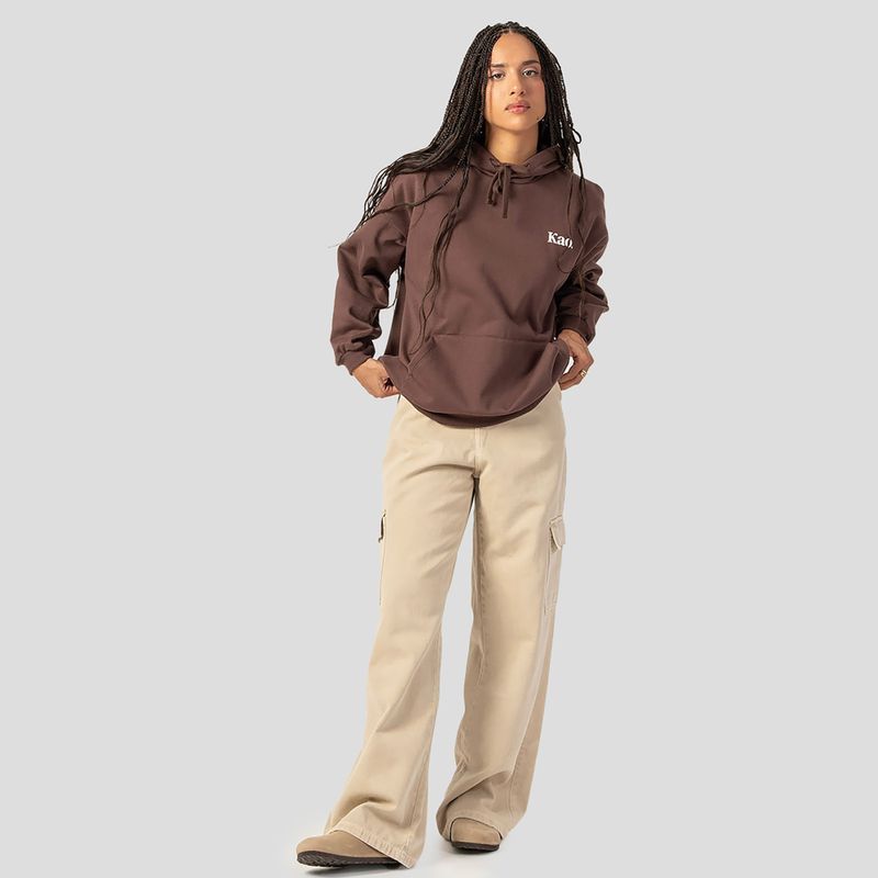 Bluza damska Kaotiko Your Opinion brown 2