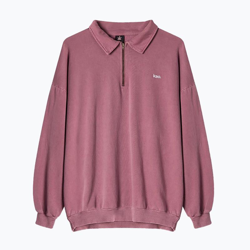 Bluza męska Kaotiko Washed Vancouver Society burgundy 2