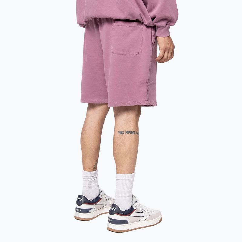 Spodenki męskie Kaotiko Washed Daylen burgundy 2