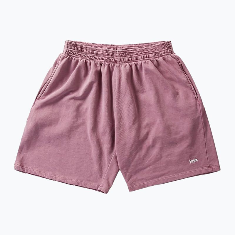 Spodenki męskie Kaotiko Washed Daylen burgundy 3