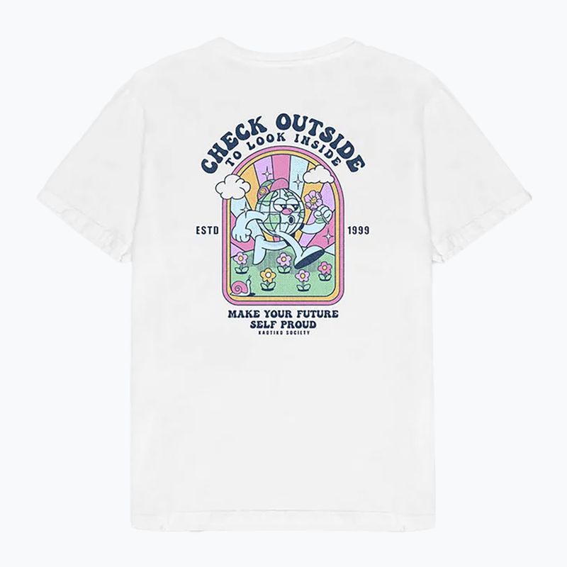 Koszulka męska Kaotiko Washed Look Inside white 2