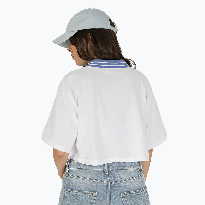 Koszulka polo damska Kaotiko Broken Heart white 2