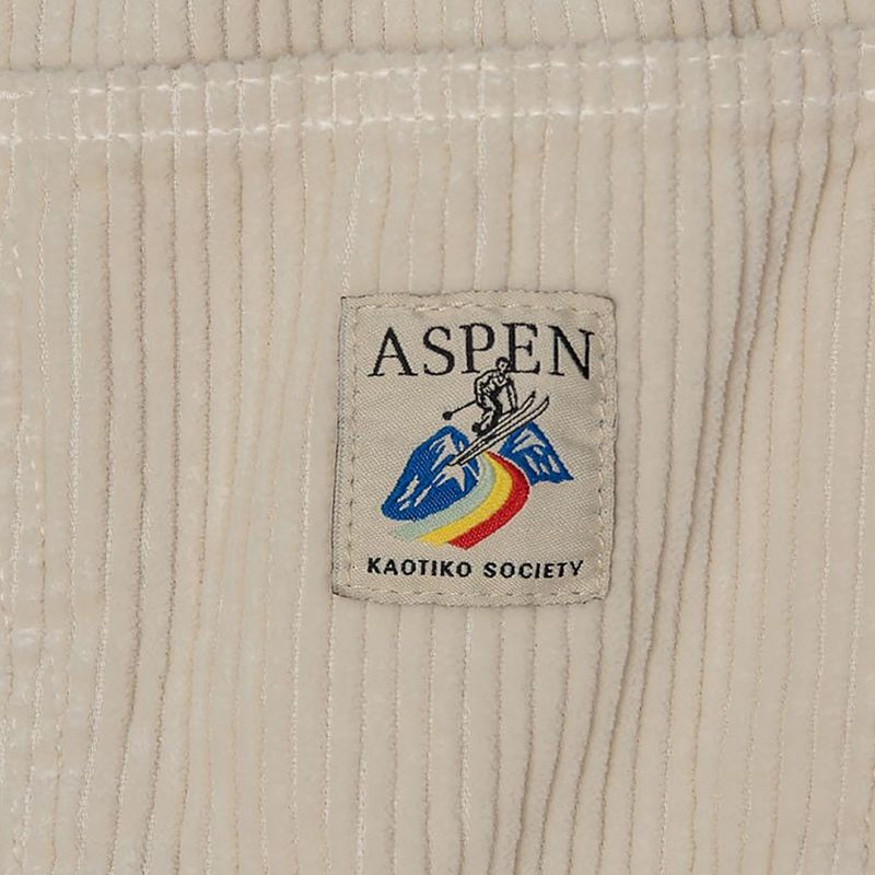 Spodnie męskie Kaotiko Aspen Casual Corduroy natural 3