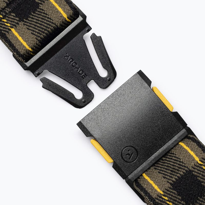 Pasek do spodni Arcade POW x Joseph Toney crocodile/mustard 3