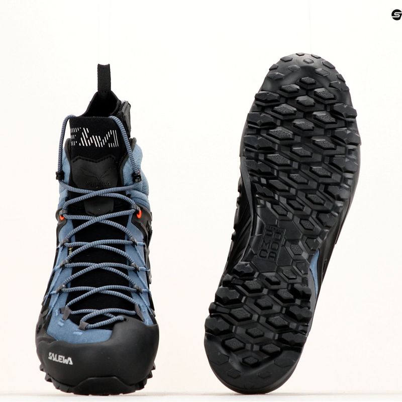 Buty podejściowe męskie Salewa Wildfire Edge Mid GTX java blue/onyx 13