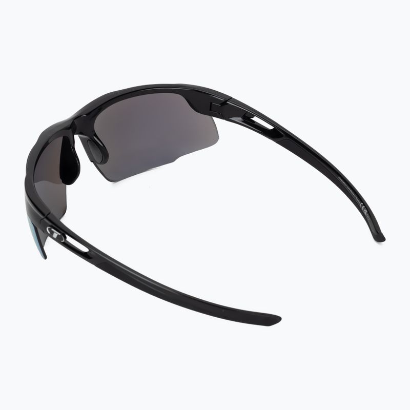 Okulary przeciwsłoneczne Tifosi Centus gloss black/smoke bright blue 2