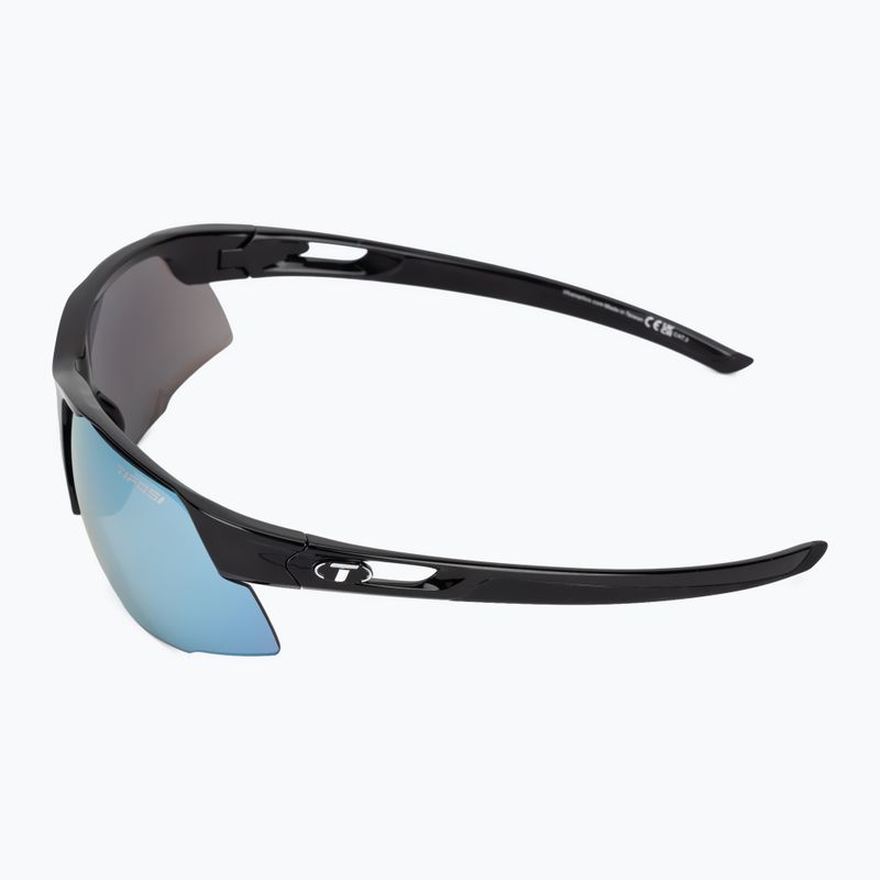 Okulary przeciwsłoneczne Tifosi Centus gloss black/smoke bright blue 4