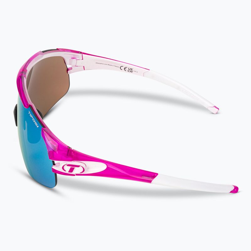 Okulary przeciwsłoneczne Tifosi Sledge Lite crystal pink/clarion blue/ac red/clear 5