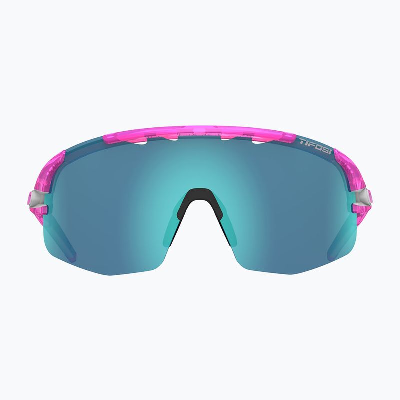 Okulary przeciwsłoneczne Tifosi Sledge Lite crystal pink/clarion blue/ac red/clear 8