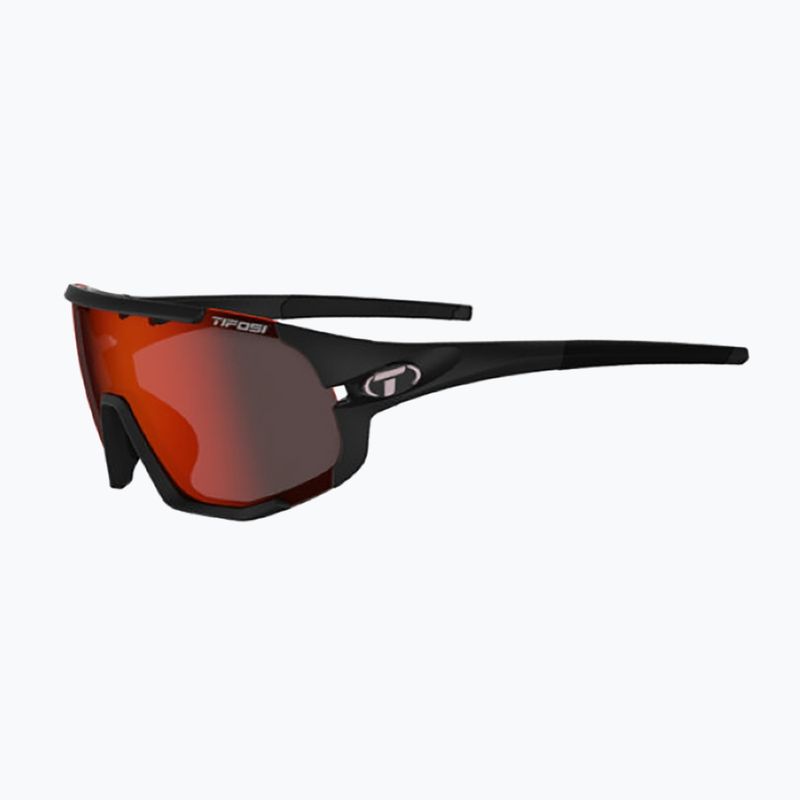 Okulary przeciwsłoneczne Tifosi Sledge Fototec matte black/clarion red fotochrom 6