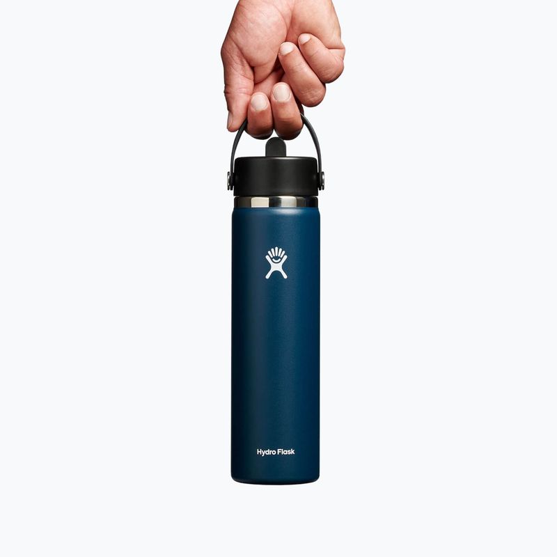 Butelka termiczna Hydro Flask Wide Flex Straw 710 ml indigo 4