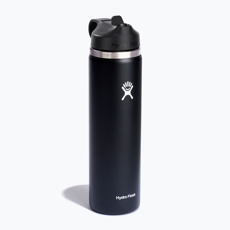 Butelka termiczna Hydro Flask Wide Flex Straw 710 ml black 2