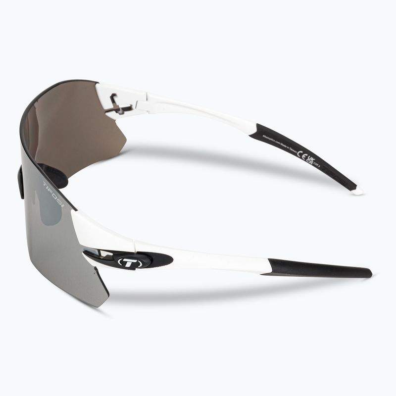 Okulary przeciwsłoneczne Tifosi Rail white black/smoke/ac red/clear 5