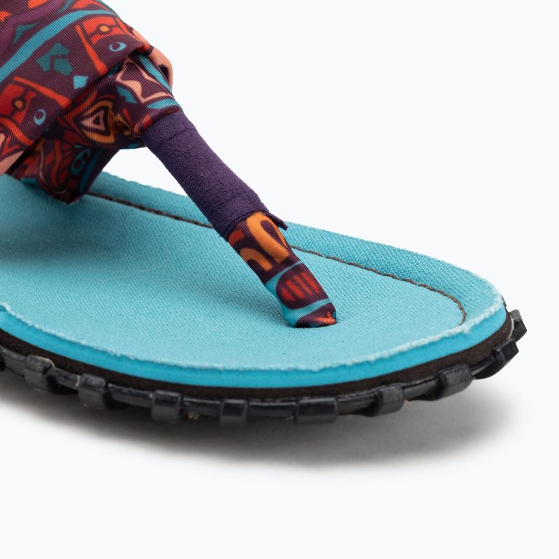 Sandały damskie Gumbies Slingback turquoise vintage 7