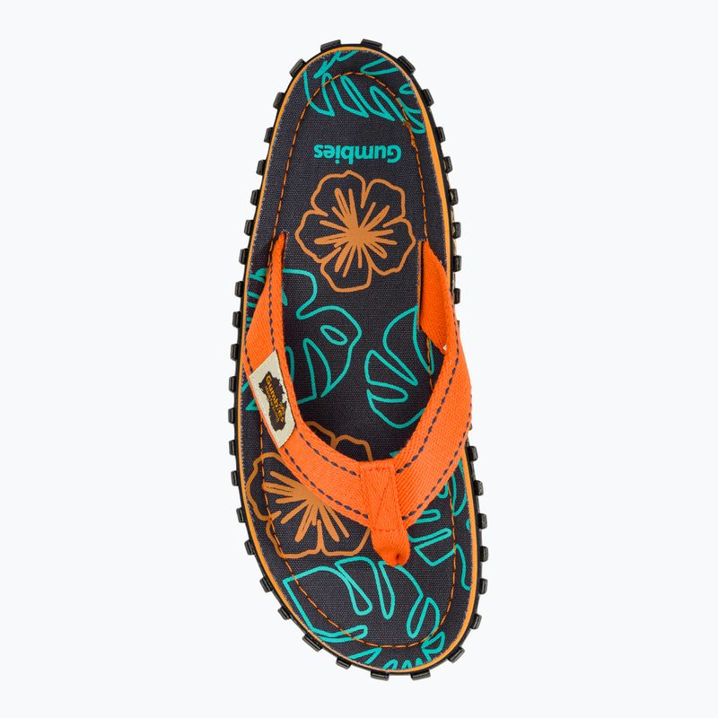Japonki Gumbies Islander orange hibiscus 5