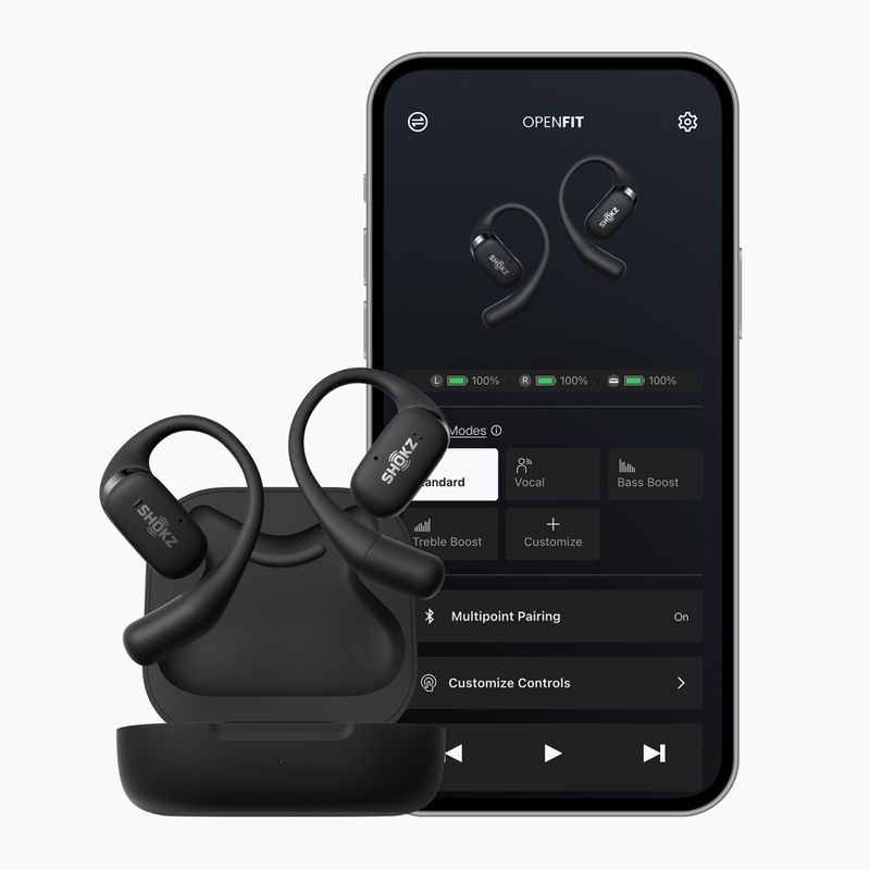 Słuchawki bezprzewodowe Shokz OpenFit black 14