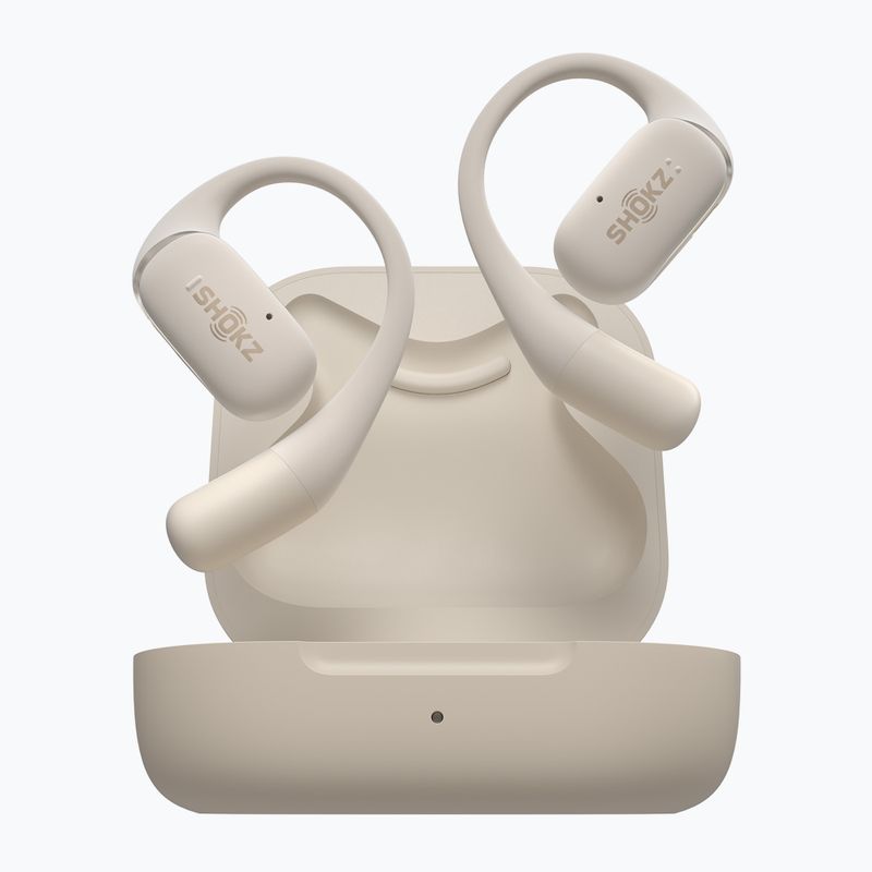 Słuchawki bezprzewodowe Shokz OpenFit beige 3