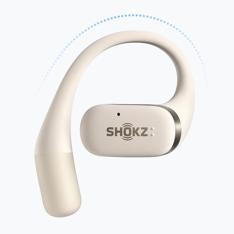 Słuchawki bezprzewodowe Shokz OpenFit beige 11