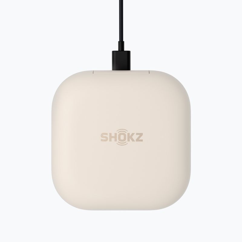 Słuchawki bezprzewodowe Shokz OpenFit beige 12