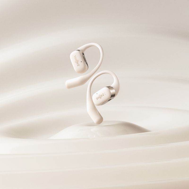Słuchawki bezprzewodowe Shokz OpenFit beige 18