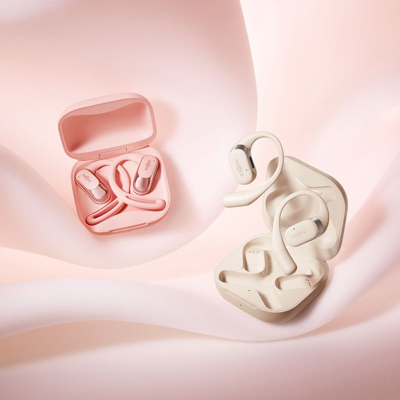 Słuchawki bezprzewodowe Shokz OpenFit Air pink 12
