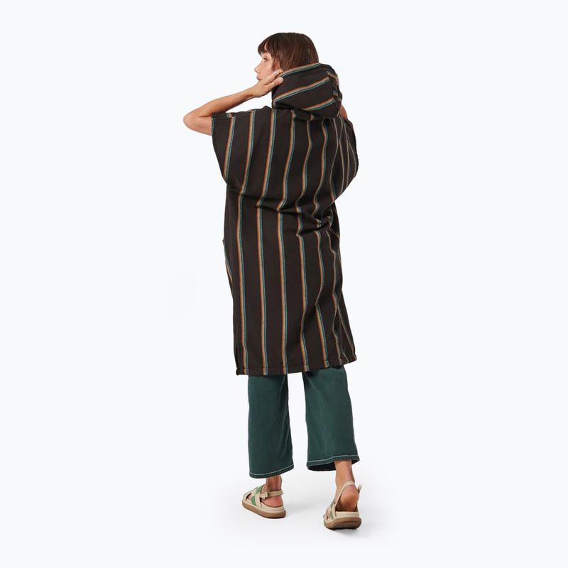 Ponczo Slowtide Baja Stripe black 2