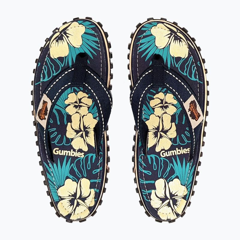 Japonki Gumbies Islander blue hibiscus 8