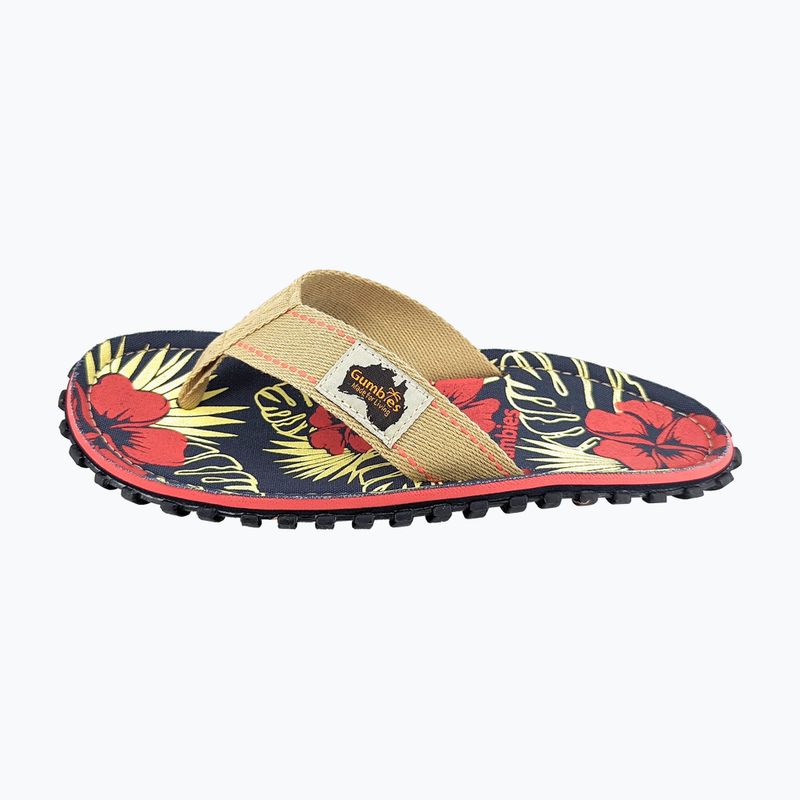 Japonki Gumbies Islander denim hibiscus 10