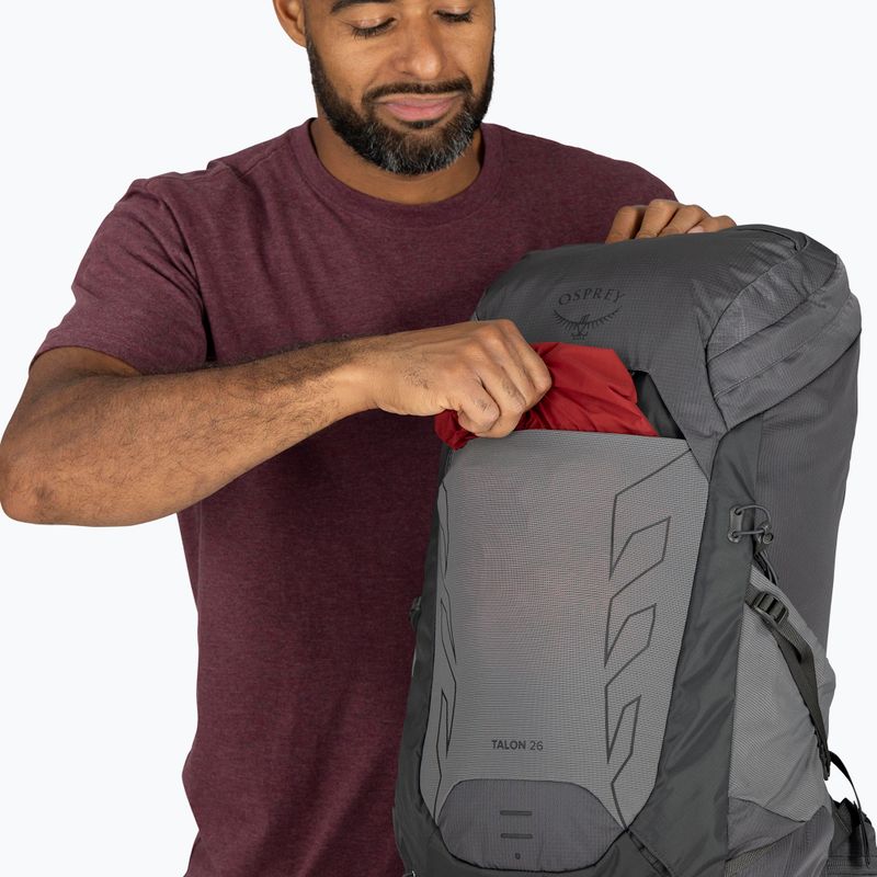 Plecak turystyczny męski Osprey Talon 26 l phantom grey/dark charcoal 11