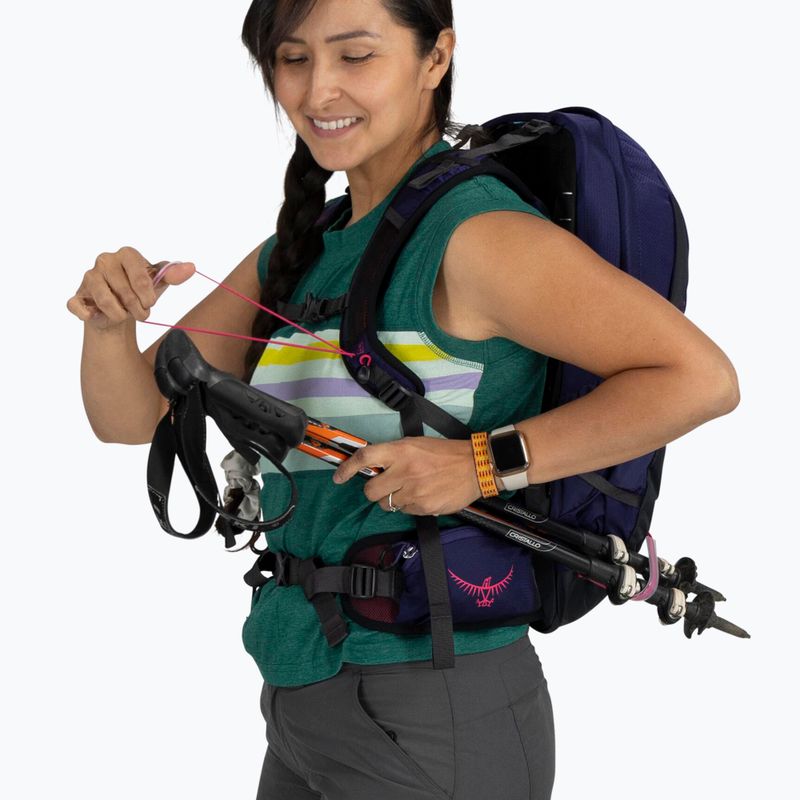 Plecak turystyczny damski Osprey Tempest 11 l deep fig/ hotspot pink 7