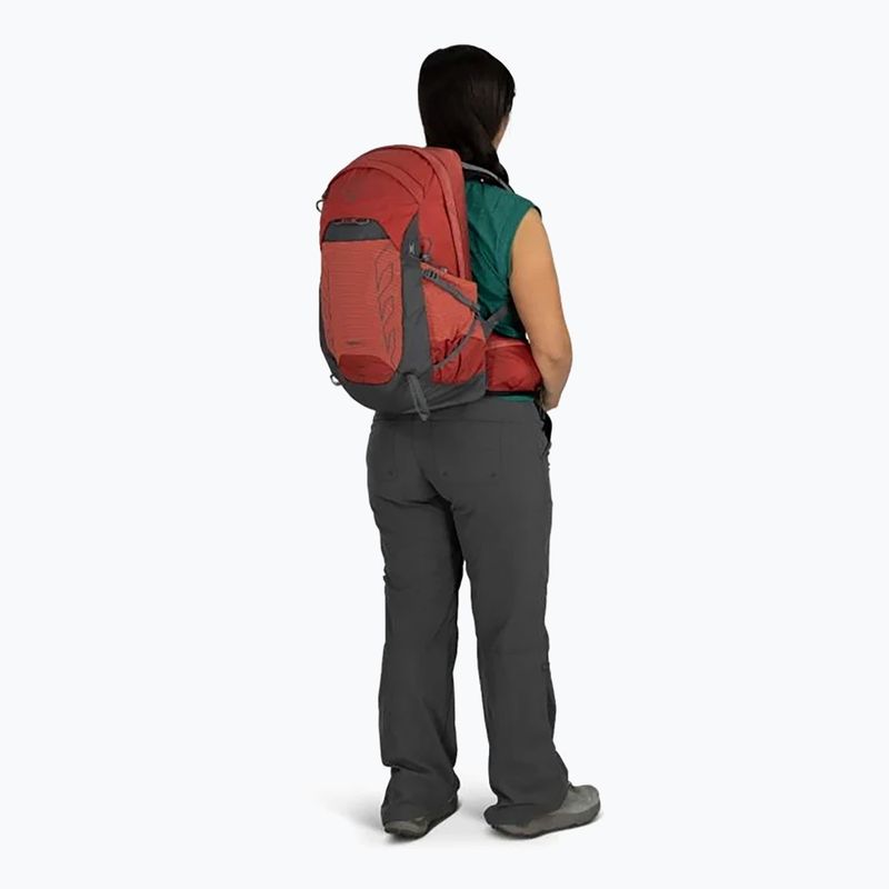 Plecak turystyczny damski Osprey Tempest 22 l red pampas/coal grey 4