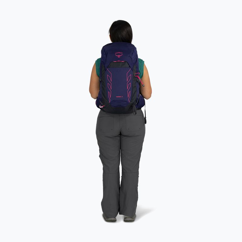 Plecak turystyczny damski Osprey Tempest 26 l deep fig/ hotspot pink 5